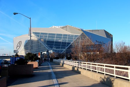 Mercedes-Benz Stadium, Jan 2018
