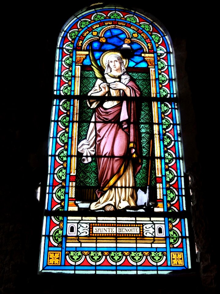 Mesbrecourt-Richecourt (Aisne) église Sainte-Benoîte, vitrail 03