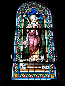 Mesbrecourt-Richecourt (Aisne) église Sainte-Benoîte, vitrail 03