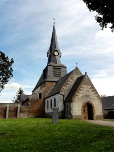Mesbrecourt-Richecourt (Aisne) église Sainte-Benoîte, extérieur