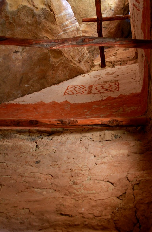 Mesa verde wall painting Public Domain