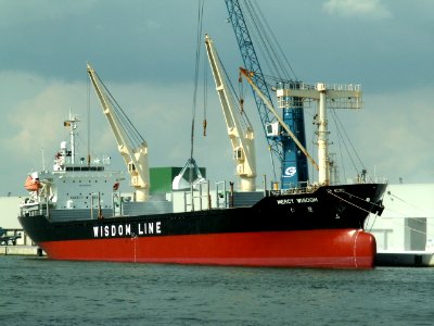 Mercy Wisdom - IMO 9268564 - Callsign HPHB - p2 at Port of Antwerp, Belgium 26-Sep-2005