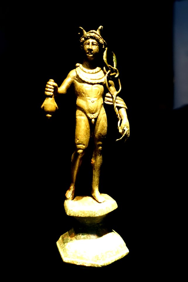 Mercury 2, treasure hoard of Munderkingen, Alb-Donau-Kreis, 3rd century AD, bronze - Landesmuseum Württemberg - Stuttgart, Germany - DSC02879