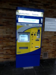 Meridian-Fahrscheinautomat
