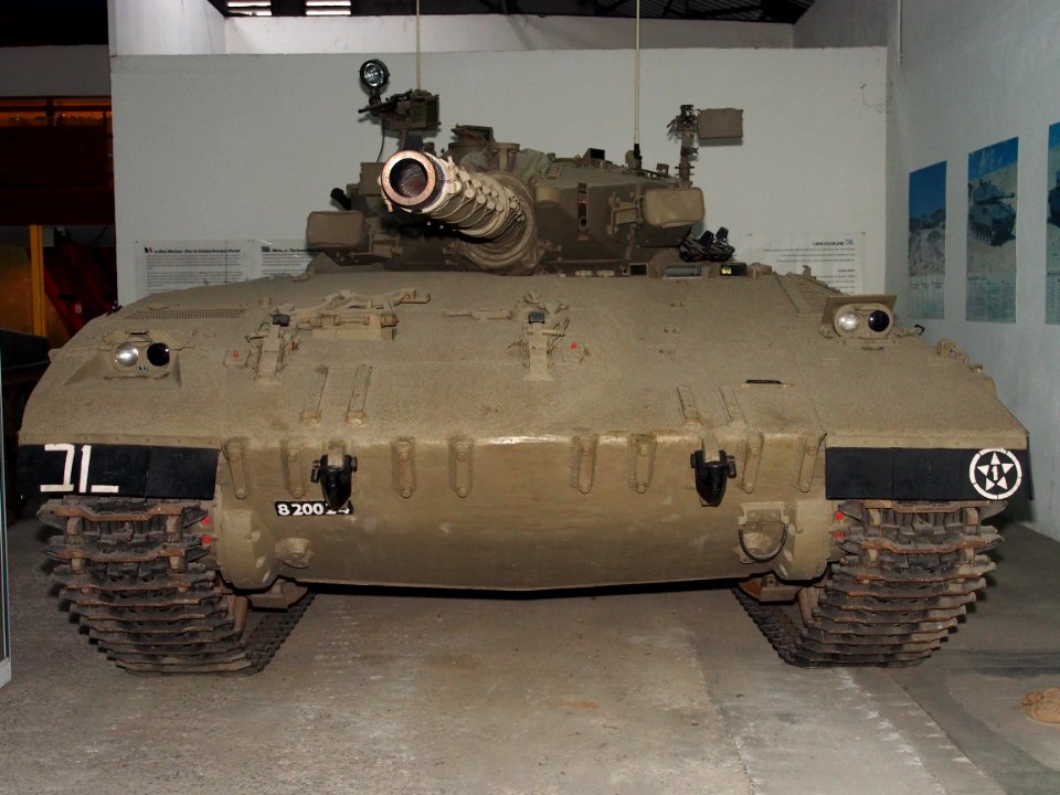 Merkava Mk 1 in the Musée des Blindés, France, pic-005