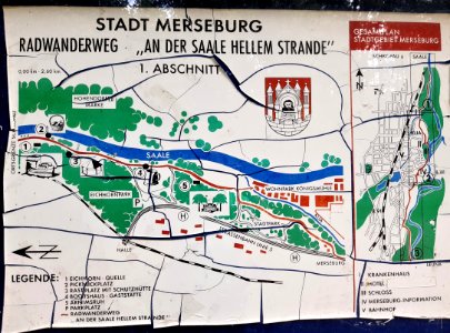Merseburg Saale-Radwanderweg