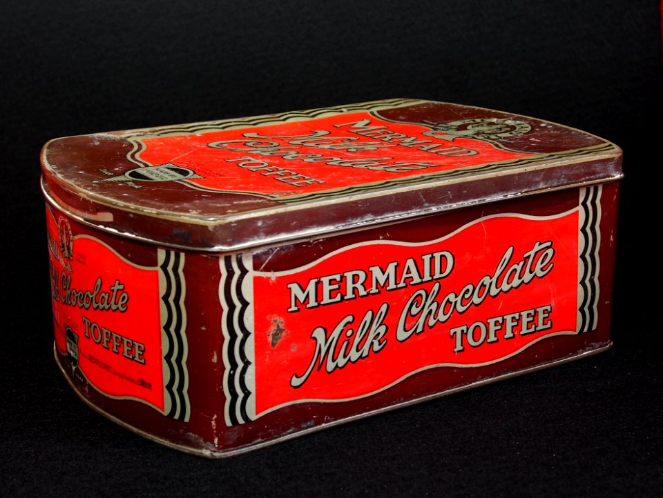 Mermaid Milk Chocolate toffee tin made by Horner, photo5