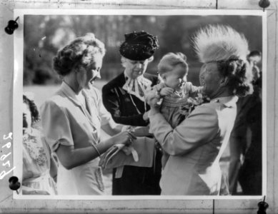 Mevrouw Roosevelt op Paleis Soestdijk, Bestanddeelnr 902-6929