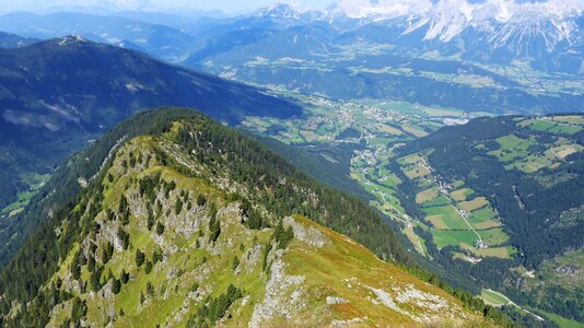 Schladminger tauern panorama ennstal