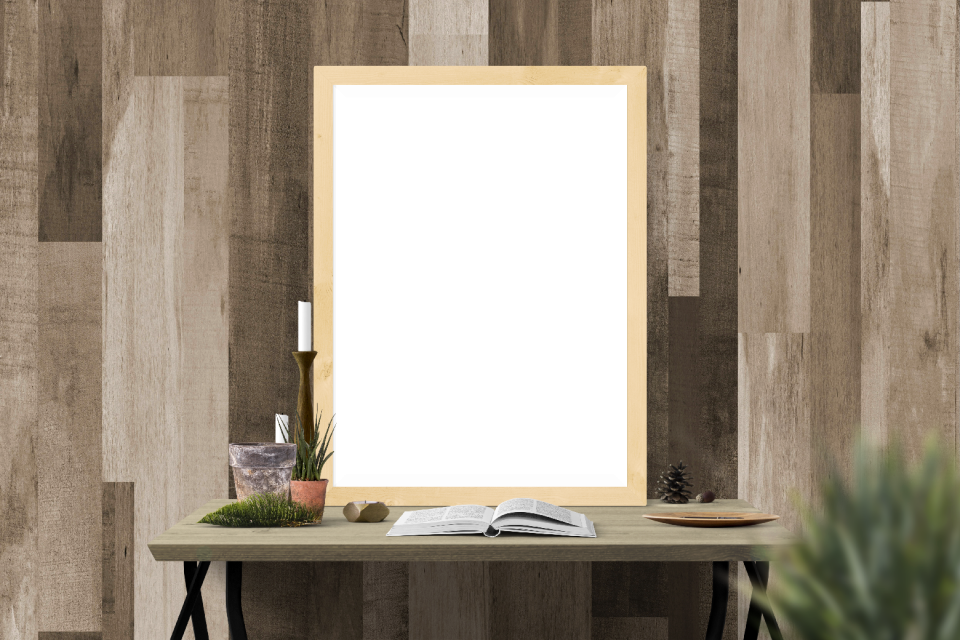 Contemporary empty frame