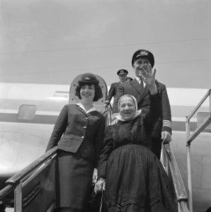 Mevrouw Du Bruck Karels 80 jaar uit Zeeland naar VS vertrokken, Bestanddeelnr 916-6113