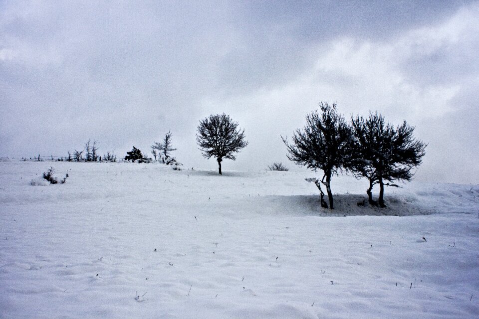 Snow landscape landscape çaycuma