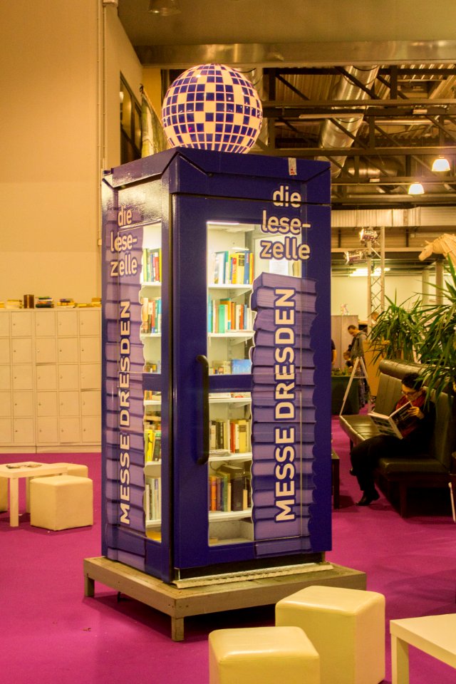 Messe Dresden - die Lesezelle