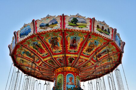 Carnies folk festival fairground photo