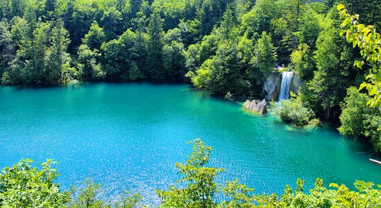 Plitvice water landscape