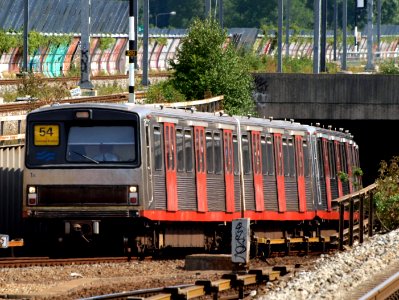 Metro Amsterdam, Car 1A line 54 to Central Station p1 photo