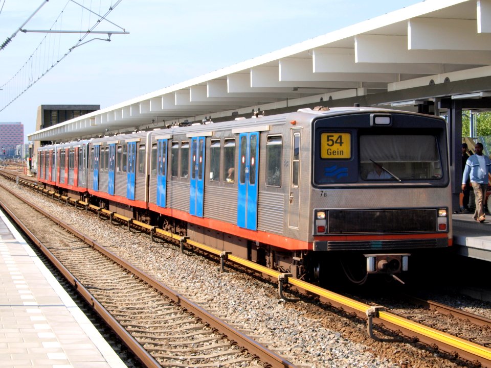 Metro Amsterdam, Car 7B line 54 to Gein p2