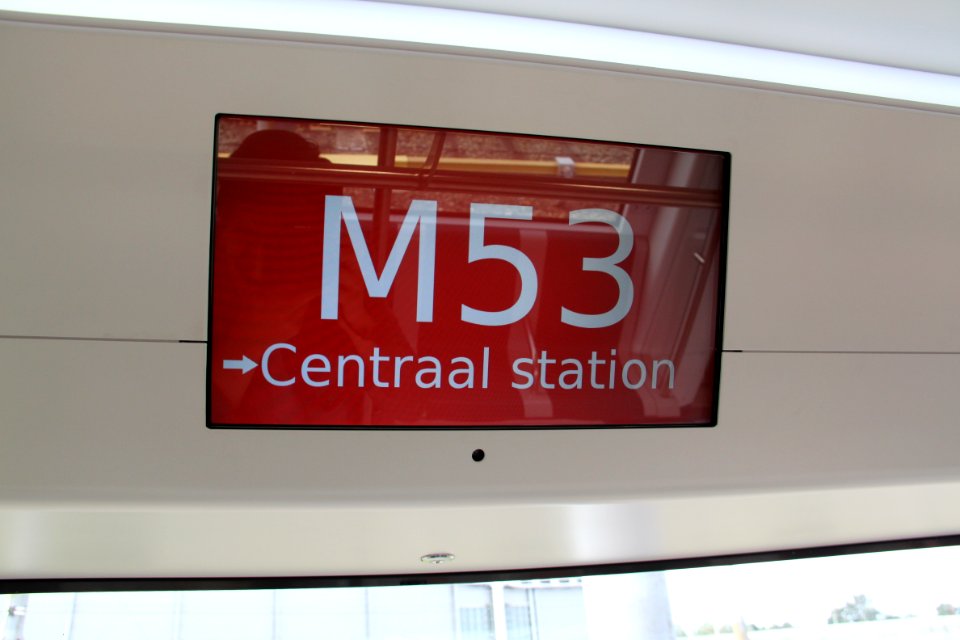 Metro Amsterdam M5 Interieur 2012 september 01