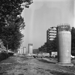 Metro's, openbaar vervoer, bouwactiviteiten, Bestanddeelnr 918-3020