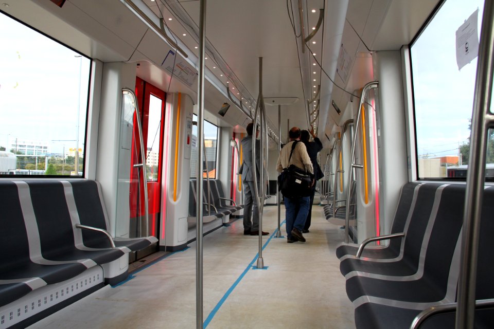 Metro Amsterdam M5 Interieur 2012 september 09
