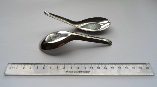Metal Chinese spoon - 01