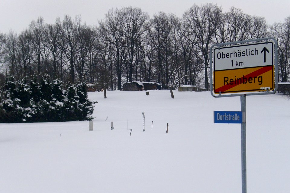 Meteorologische Messstation Reinberg bei Dippoldiswalde - Kältepol