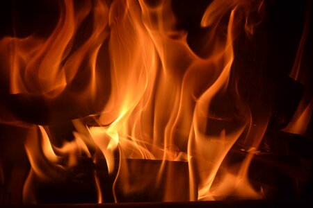 Flame heat blaze photo