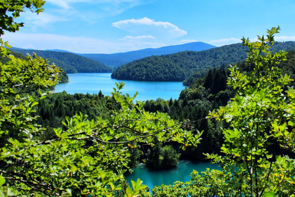 Plitvice water landscape