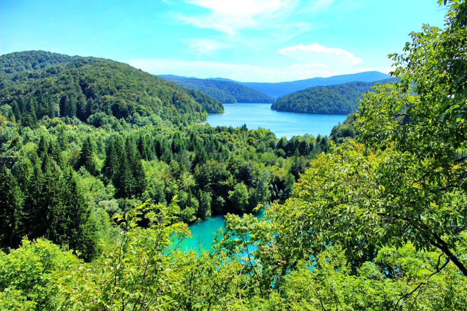 Plitvice water landscape