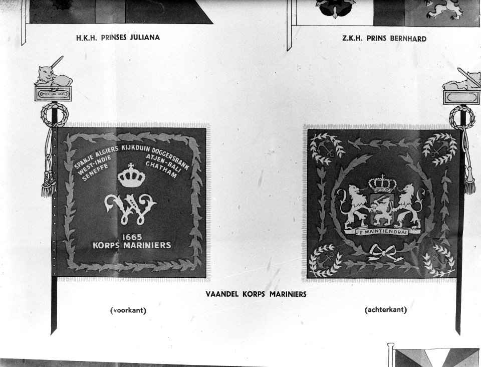 Marvo. Vaandel Korps Mariniers, Bestanddeelnr 902-9560