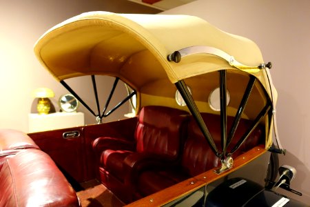 Martin-Wasp Touring Car, view 5, designed by Karl Hamlin Martin, made by Martin-Wasp Corporation, c. 1924, Bennington VT - Bennington Museum - Bennington, VT - DSC09077