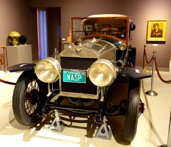 Martin-Wasp Touring Car, view 2, designed by Karl Hamlin Martin, made by Martin-Wasp Corporation, c. 1924, Bennington VT - Bennington Museum - Bennington, VT - DSC09072