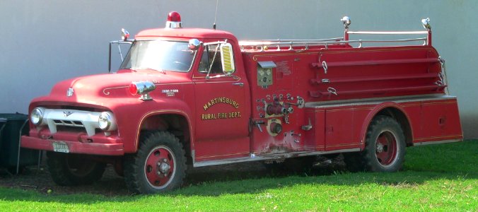 Martinsburg, Nebraska fire truck 1