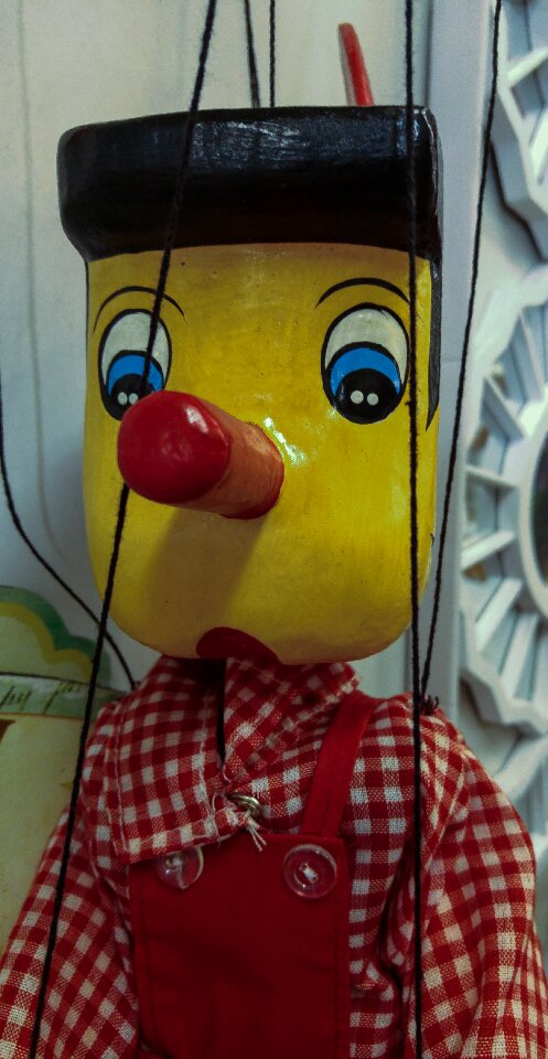 Puppet pinocchio theatre