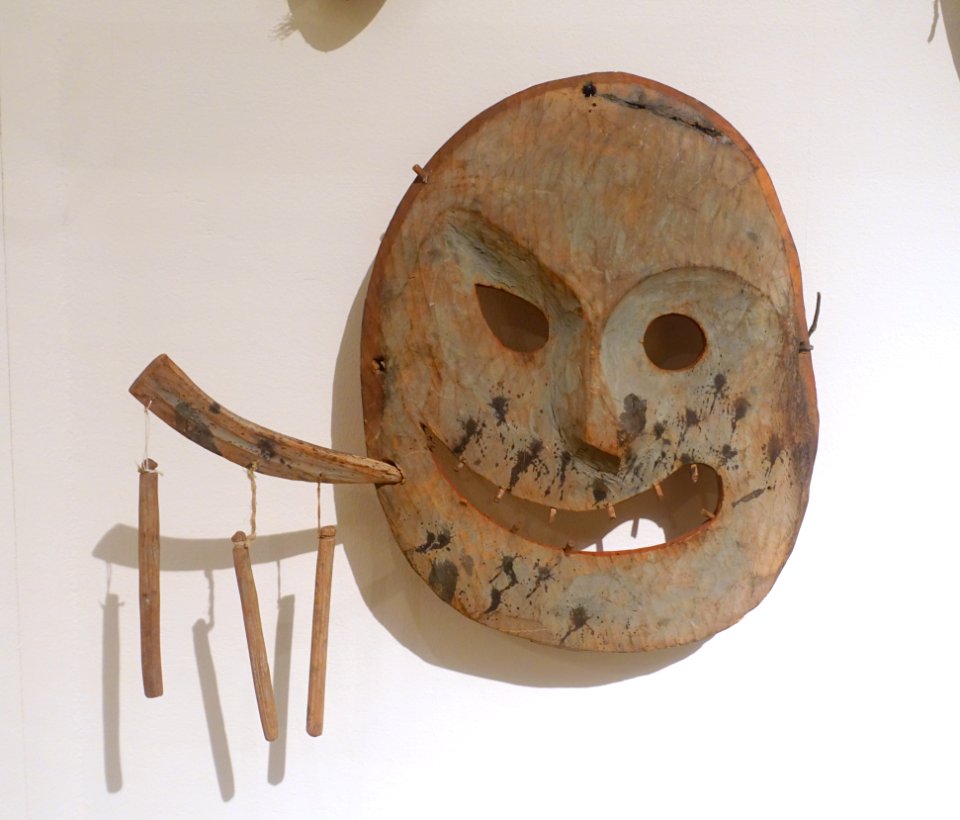 Mask of an evil, mountain-dwelling demon - Jacobsen Yup'ik collection, 1883 - Ethnological Museum, Berlin - DSC01038