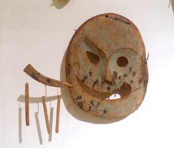 Mask of an evil, mountain-dwelling demon - Jacobsen Yup'ik collection, 1883 - Ethnological Museum, Berlin - DSC01038