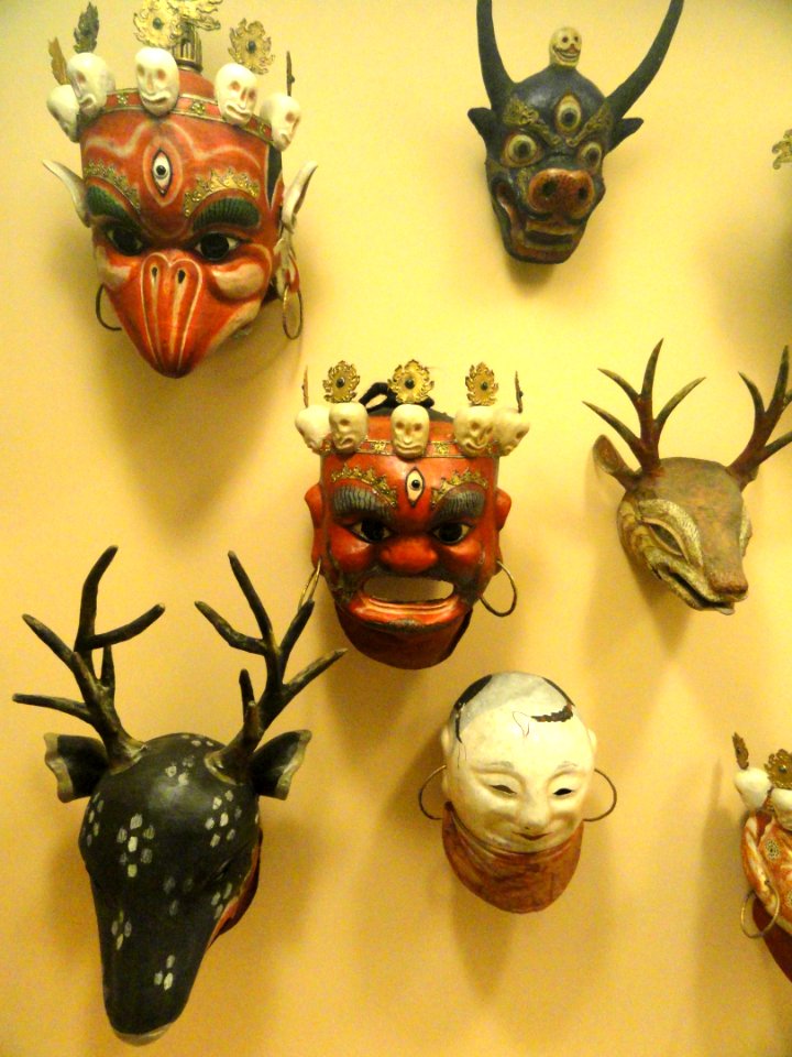 Masks, Tibetan - AMNH - DSC06239