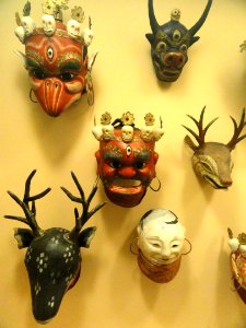 Masks, Tibetan - AMNH - DSC06239