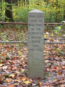 Mason and Dixon marker place