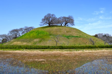 Maruhakayama Kofun (Gyoda), zenkei