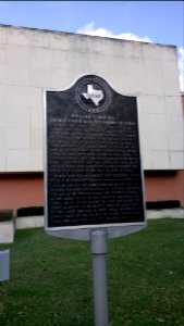 Masonic Lodge Houston Tex Hist Marker