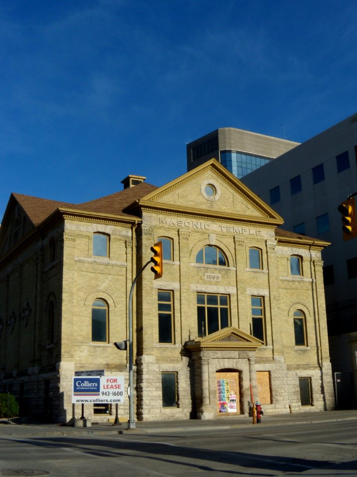Masonic Temple building in Winnipeg, Manitoba