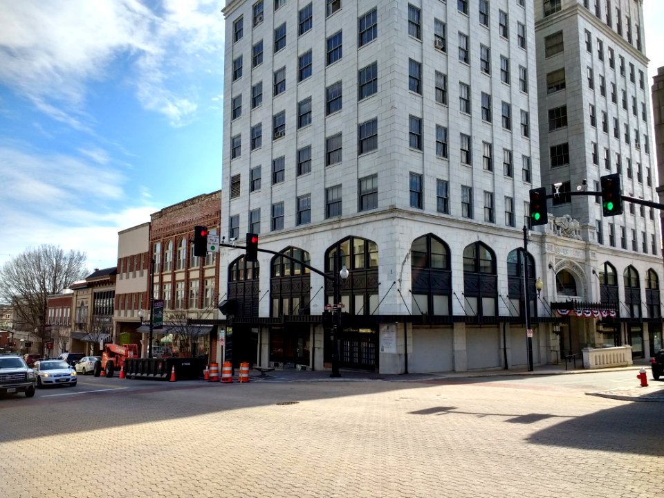 Masonic Temple and other buildings in the Downtown Danville Historic District