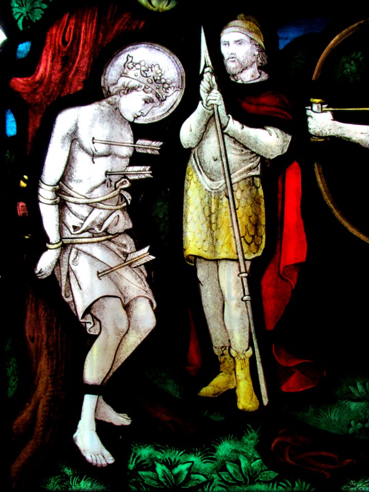 Martyrdom of St Edmund, Greensted 02
