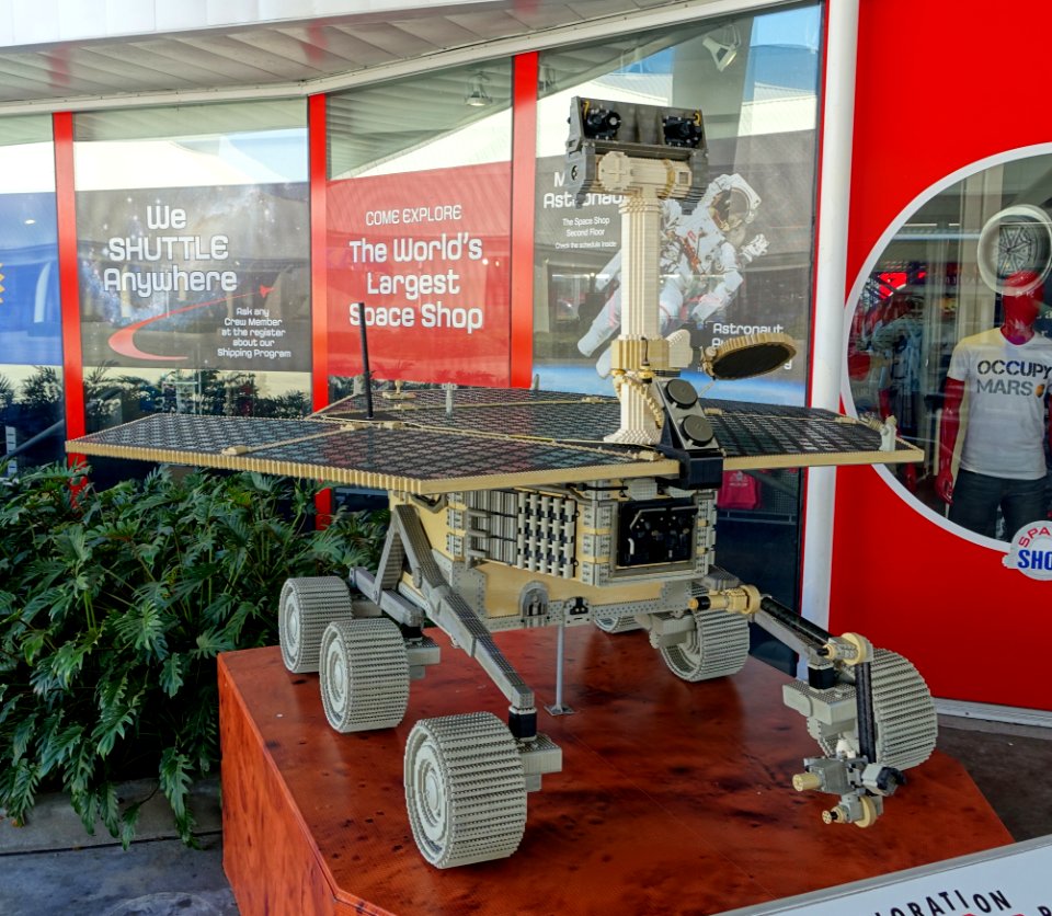Mars Exploration Rover model - Kennedy Space Center - Cape Canaveral, Florida - DSC02355
