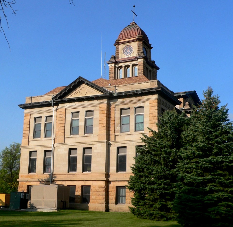 Marshall County, SD, courthouse from ENE 1