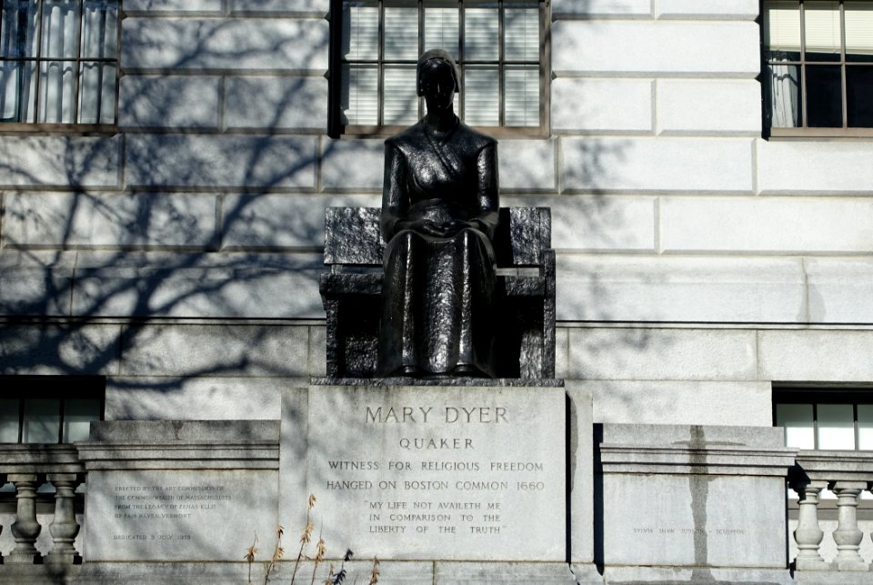 Mary Dyer by Sylvia Shaw Judson - Boston, MA - DSC02241
