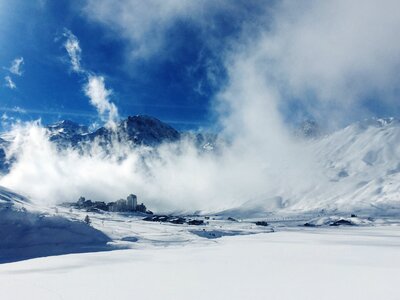 Cold wilderness winter photo