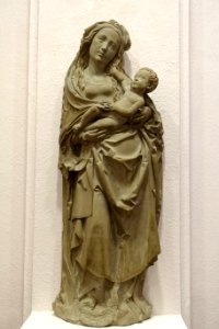 Mary and Child by Tilman Riemenschneider, c. 1520, sandstone - Mainfränkisches Museum - Würzburg, Germany - DSC04751