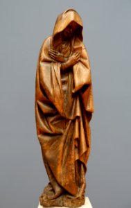 Mary from a Crucifixion, Southern Netherlands, c. 1420-1430 - Bode-Museum - DSC03176